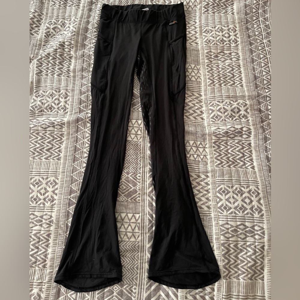 Kerrits black, full seat, bootcut riding tights